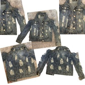 Cute Cut Out Jean Jacket